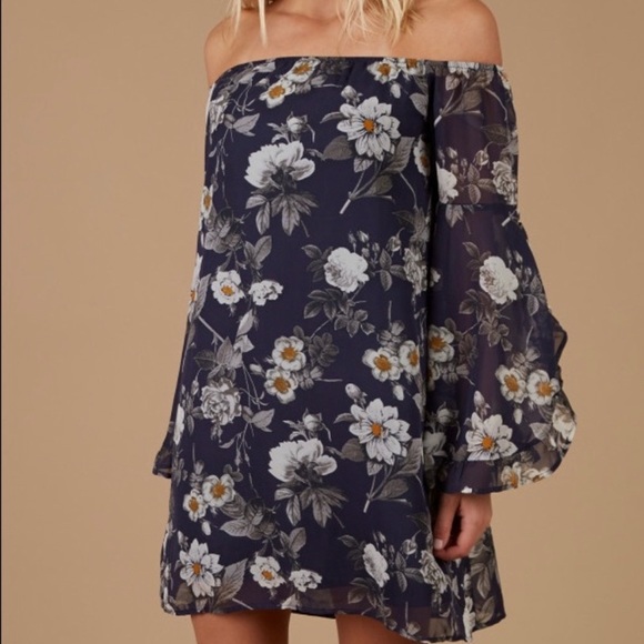 Anthropologie Dresses & Skirts - Anthropologie Altar’d State Navy Floral Dress